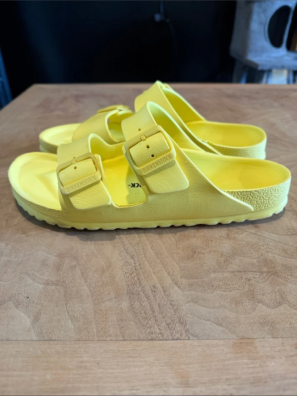 Birkenstock Arizona Eva Essentials Sandals Size 41 Yellow
